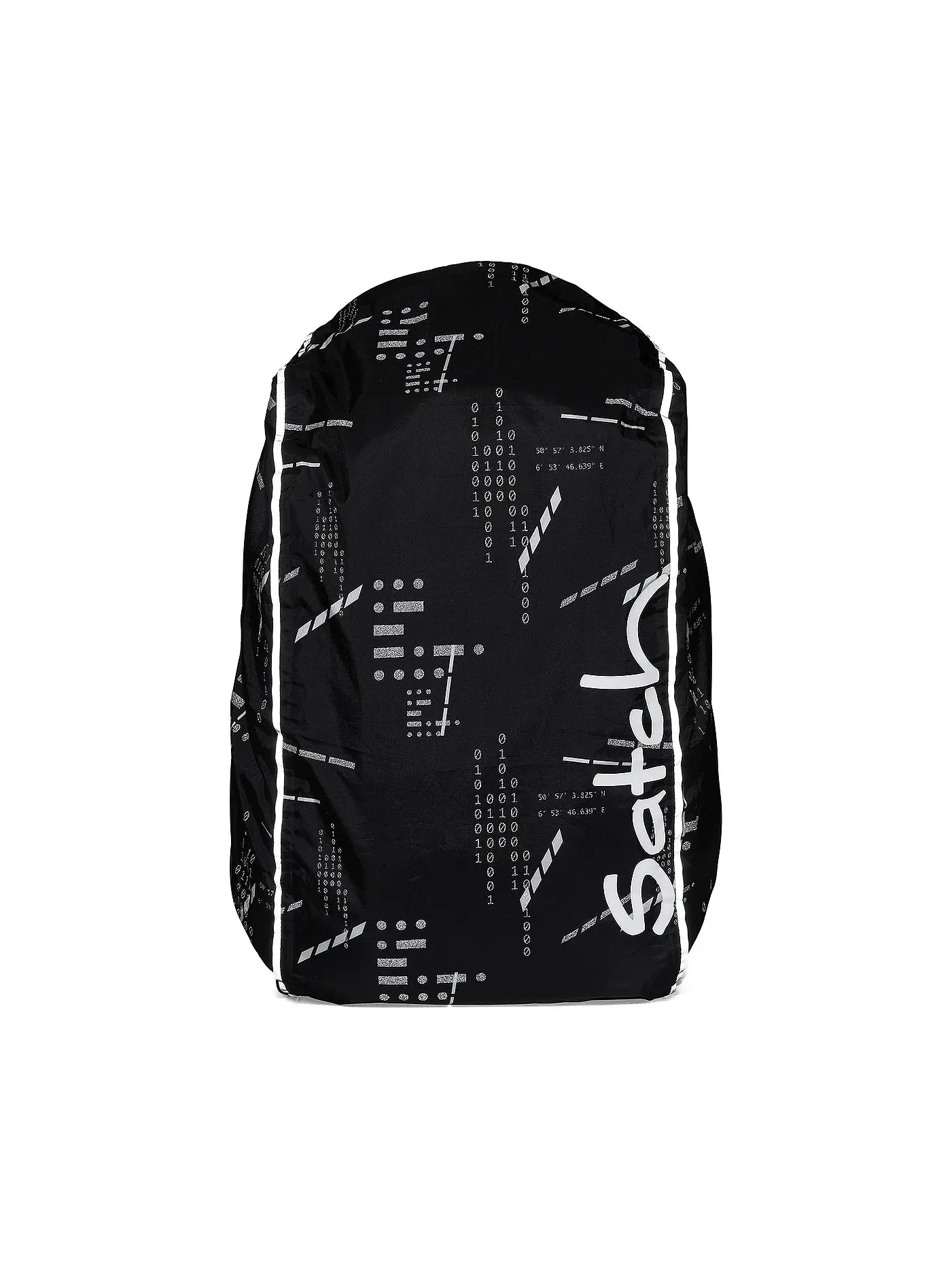 SATCH | Regencape für Satch-Rucksäcke Ninja Matrix Black | 